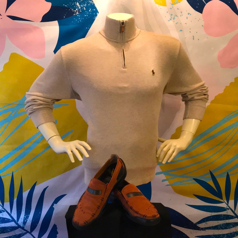 COPY - Polo half zip sweater
